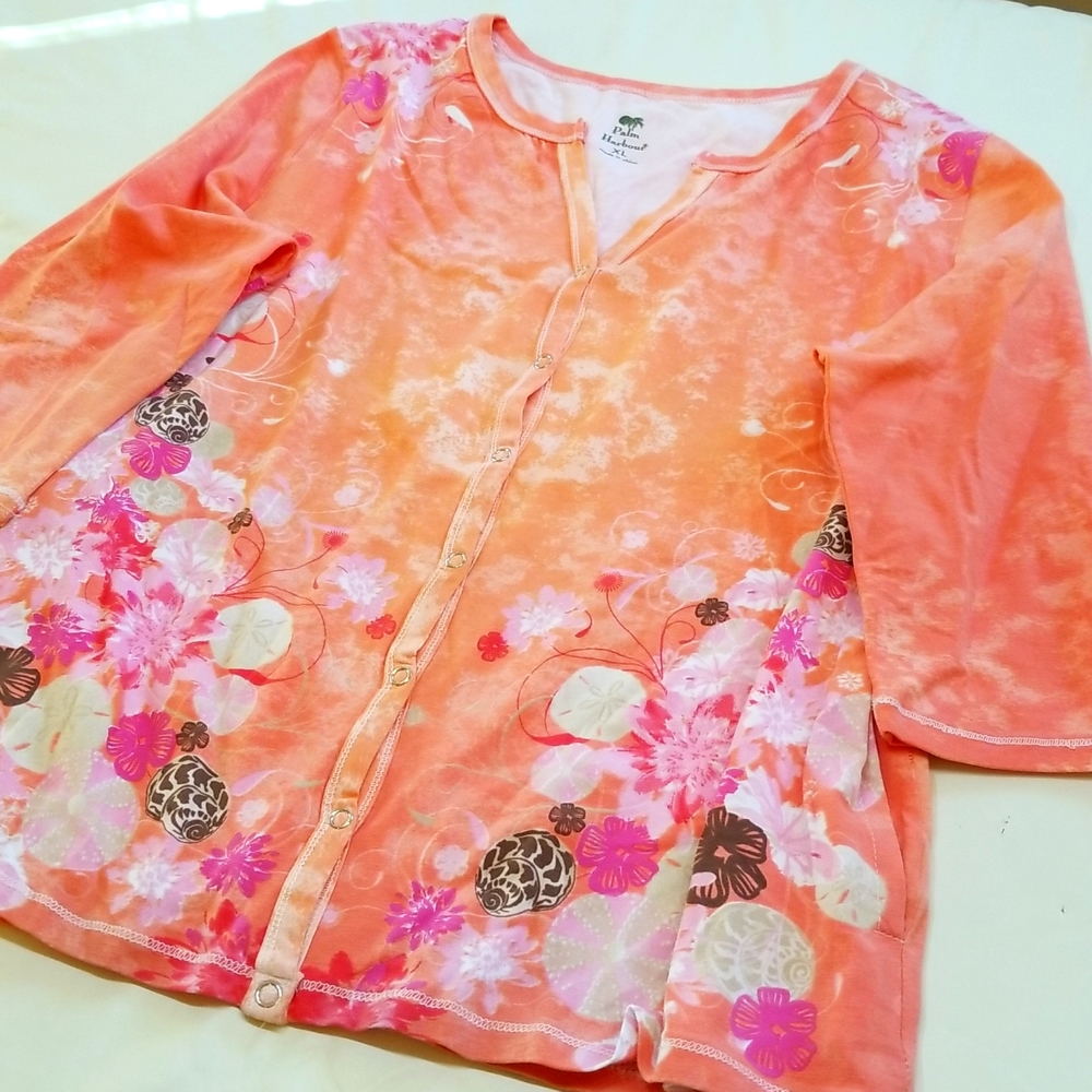 Orange beautiful t-shirt, XL
